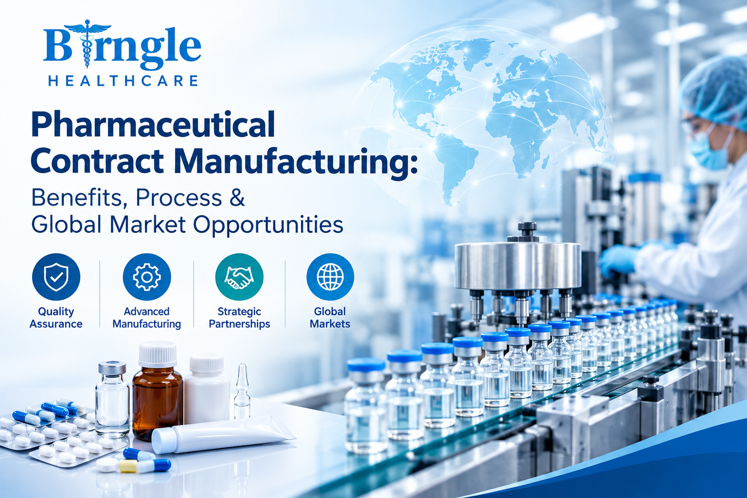 Pharmaceutical Contract Manufacturing: Benefits, Process & Global Market Opportunities